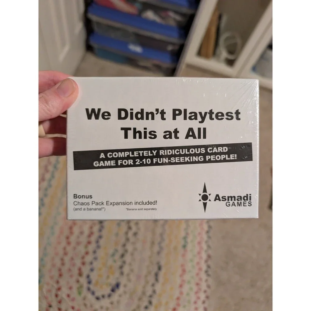 We Didn't Playtest This At All With Chaos Pack Card Game Sealed New